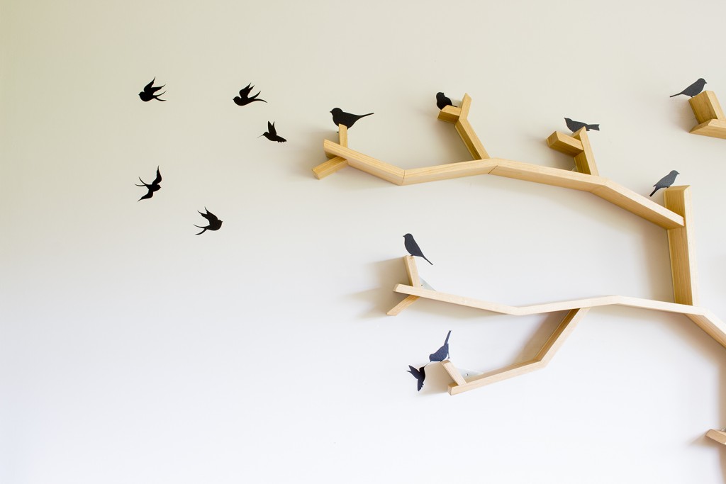 Tree Shelf Wall Decal Set - BespOak Interiors