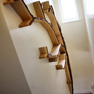 staircase shelf tree