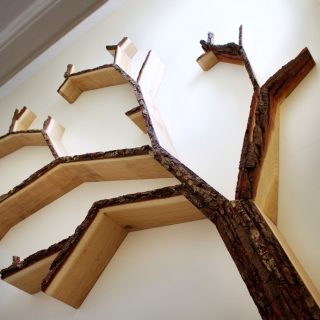 staircase shelf tree