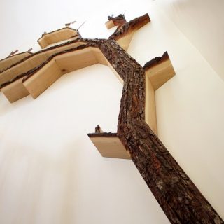 staircase shelf tree