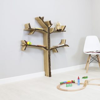 childrens room shelf oak tree shelf product image