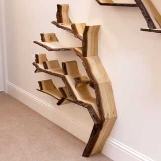 tree shelf by bespoak interiors