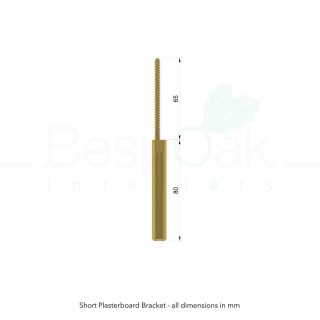 Short Plasterboard Bracket Dimensions