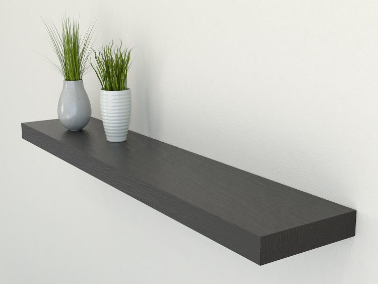 black oak floating shelf shelves oak wall shelf solid oak shelf