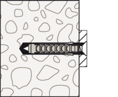 SX 8 expansion wall plug installation drawing 4