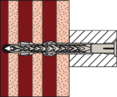 fischer SXRL 10 wall fixing installation drawings 2