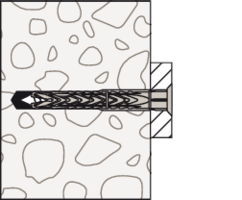 fischer SXRL 10 wall fixing installation drawings 3