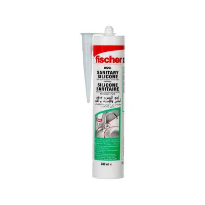 fischer-Sanitary-silicone-Standard-DSSI-white-transparent-clear-adhesive-sealant
