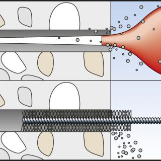 fischer Threaded Rod with Resin Capsule Installation Image 1