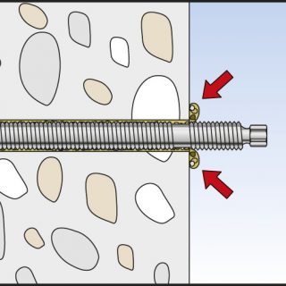 fischer Threaded Rod with Resin Capsule Installation Image 4