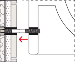 fischer BO Boiler Fixing Set Installation Example 4