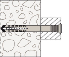 fischer Hammerfix frame fixing Installation Drawing 4