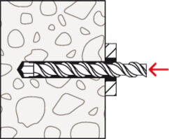 fischer Bolt Anchor FBN II Installation Drawing 1