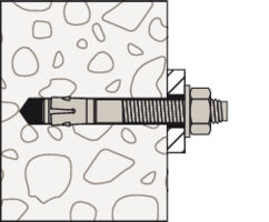 fischer Bolt Anchor FBN II Installation Drawing 5