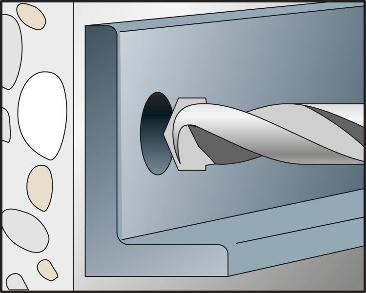 fischer Sleeve Anchor FH II B Installation Drawing 1