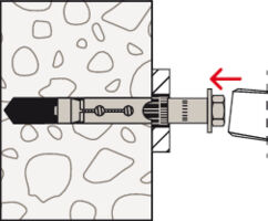 fischer Sleeve Anchor FH II S Installation Drawing 3