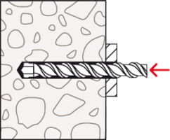 fischer Sleeve Anchor FSA Installation Example 1