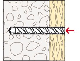 fischer DHK Insulation Support Installation Example Step 1